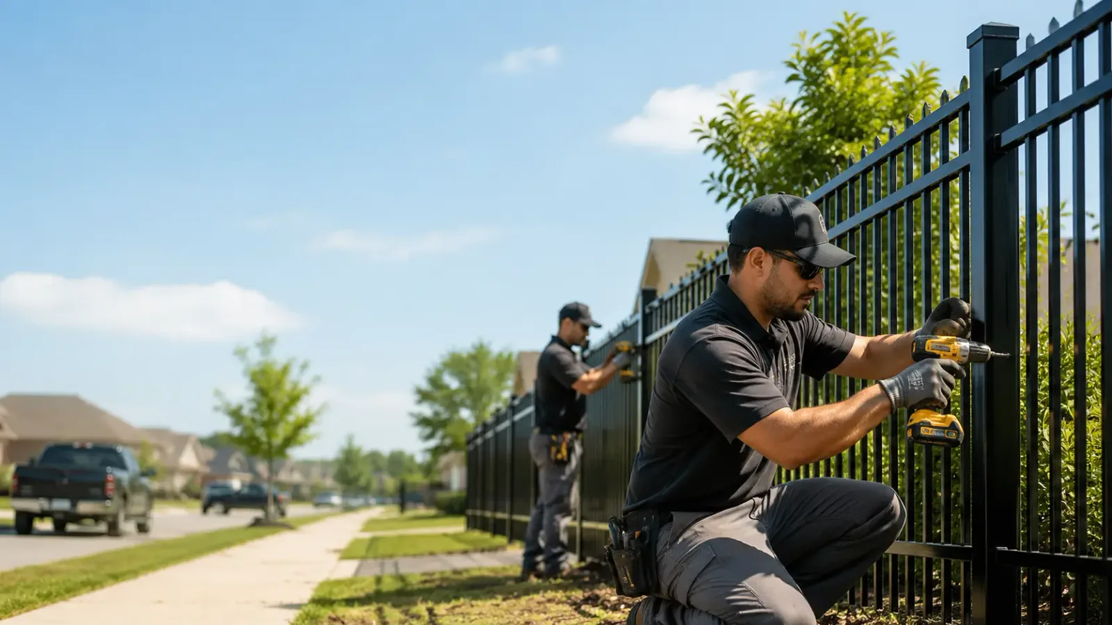 Metal Fence Installation in Dunnsville, VA